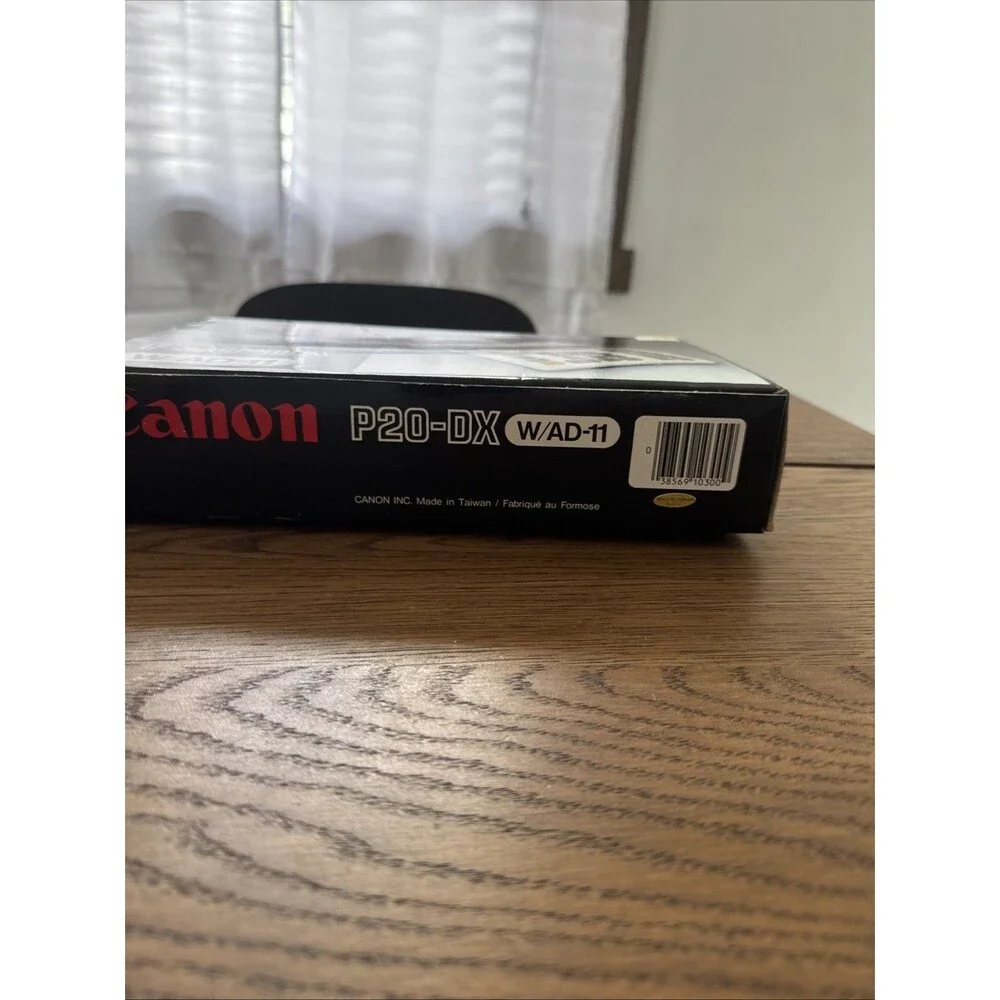 Canon P20-DX Printing Calculator LCD Display Desktop w/ AD-11